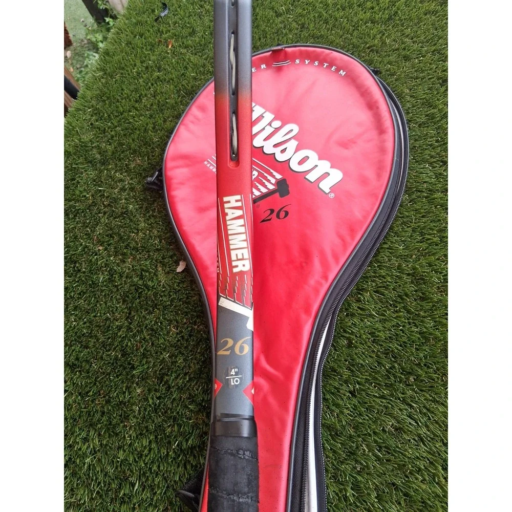 Wilson Hammer System 26 PWS Tennis Racquet Red Original Grip 4 Number 0